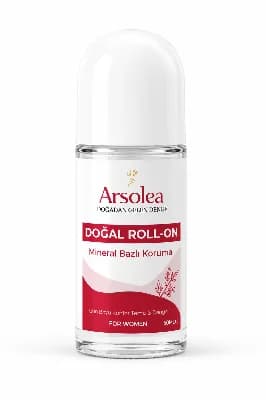 Ter Kokusu Önleyici / Doğal Roll-On Deodorant Kadın / 24 Saat Etkili / Tüm Cilt Tipleri