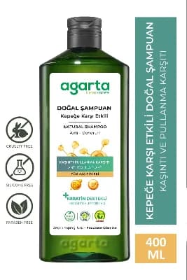 Agarta Doğal Kepek Karşıtı Saç Bakım Şampuanı