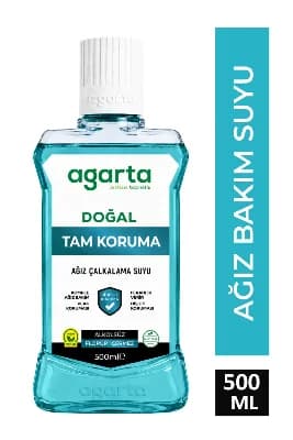 Agarta Ağız Bakım Suyu Tam Koruma Alkolsüz 500 Ml