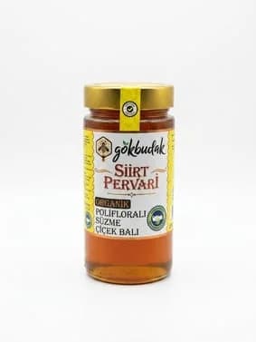 Siirt Pervari Polifloralı Organik Süzme Çiçek Balı 700g