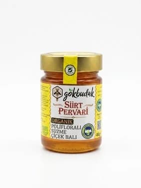 Siirt Pervari Polifloralı Organik Süzme Çiçek Balı 460g