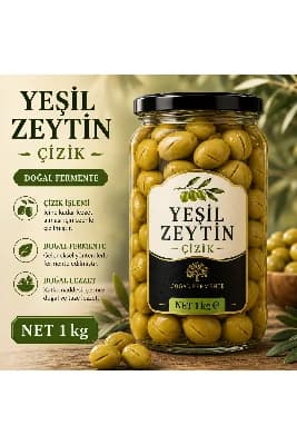 Genel Markalar Çizik Yeşil Zeytin
