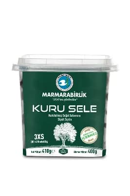 Marmarabirlik 3XS Kuru Sele Siyah Zeytin 400 g