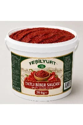 Yeşilyurt Tatlı Biber Salçası