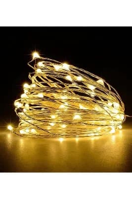 LİM-SA Peri Led 3metre Sarı Pilli Dekoratif Aydınlatma