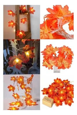 YAPAY ÇİÇEK DERYASI 1 ADET 1 DAL YAPAY SONBAHAR SARMAŞIK VE 1 ADET 3 METRE LED