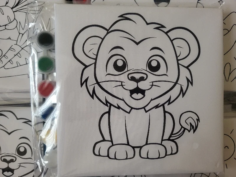 ASLAN 20X20 TUVAL BOYAMA SETİ