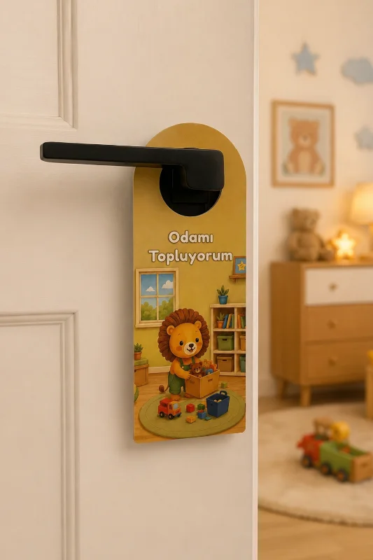 Vuud Çocuk Odası Kapı Kolu Askısı (6'lı Paket)