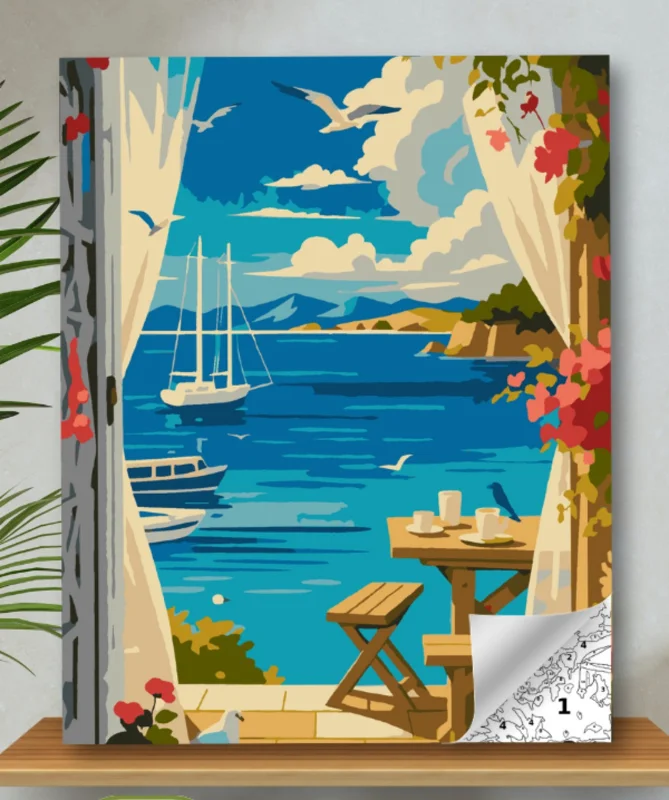KOY 40x50 SAYILARLA TUVAL BOYAMA SETİ