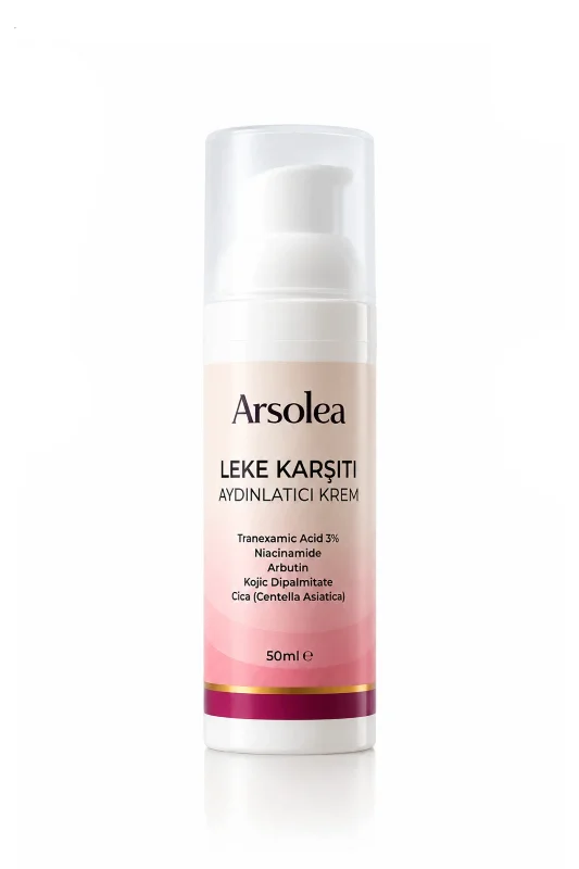 Leke Bakım Kremi %4 Tranexamic Acid Arbutin Kojic Dipalmitate 50 ml Cilt Tonu Eşitleyici Bakım