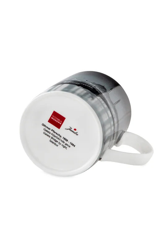 X Istanbul Modern Othmar Pferschy,galata Köprüsü’nde Gece Mug