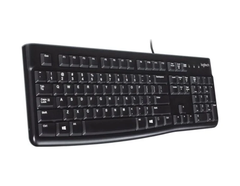 Logitech K120 920-002505 USB Kablolu Standart Q Klavye Siyah – 3. görsel