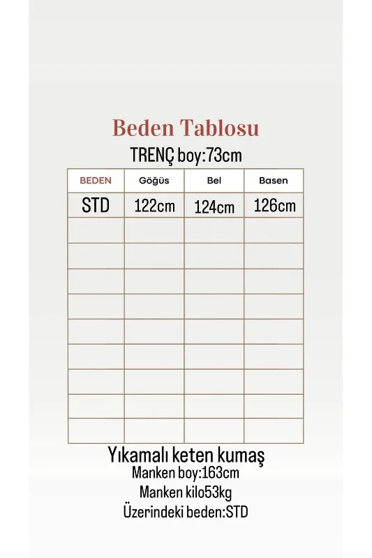 Tansu Kapaklı Alllerli Kısa Trenç-Çİ481 Siyah