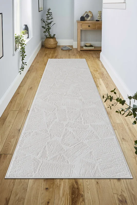 Modern Krem Yumuşak Bohem Özel Kesim Koridor Mutfak Salon Balkon Tozumayan Çocuk Odası Halısı – 2. görsel