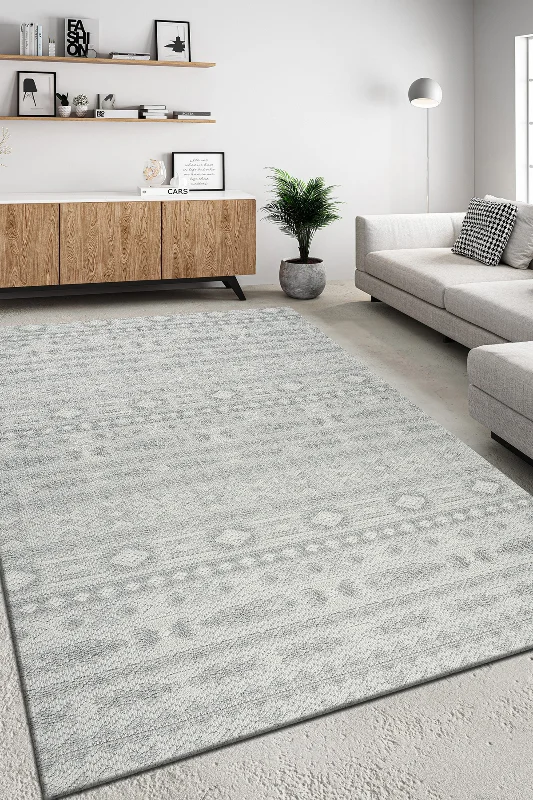Gri Bohem İskandinav Bukle Loop Sisal Kesme Koridor Mutfak Salon Kolay Temizlenen Halı Yolluk – 3. görsel