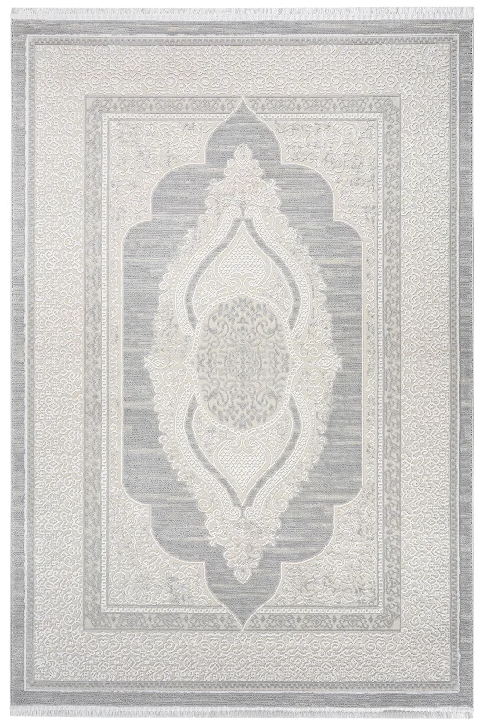 Krem Gri 7105 Modern Desen Doğal Taban Tozumaz Salon Koridor Mutfak Çocuk Oturma Odası Halı Yolluk