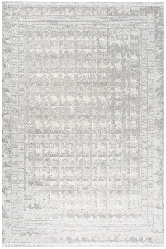 Krem 7107 Modern Desen Doğal Taban Tozumaz Salon Koridor Mutfak Çocuk Oturma Odası Halı Yolluk