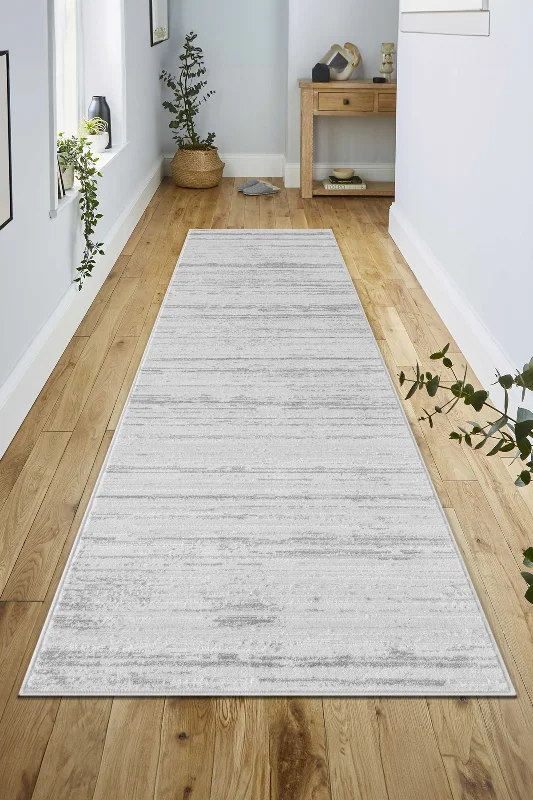 Açık Gri Yumuşak Bohem Özel Kesim Koridor Mutfak Salon Balkon Tozumayan Çocuk Odası Halısı
