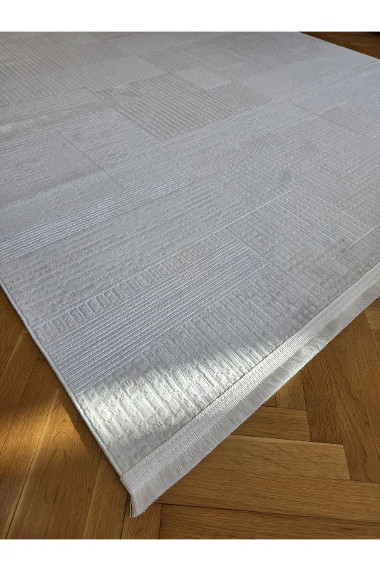 Krem Bambu Yumuşak Sık Dokuma Özel Kesim Salon Koridor Oturma Odası Halısı – 3. görsel