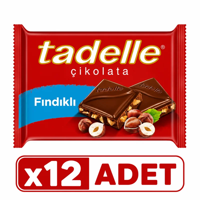 Tadelle Kare Fındıklı Çikolata