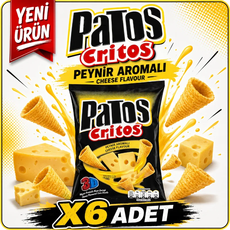 Patos Critos Peynir Aromalı Cips