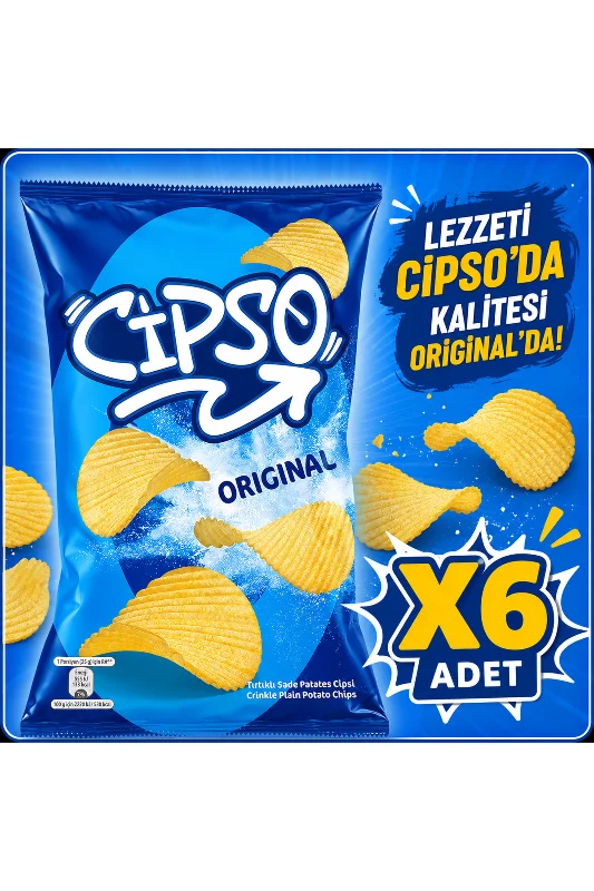 Cipso Orijinal Tırtıklı Patates Cipsi