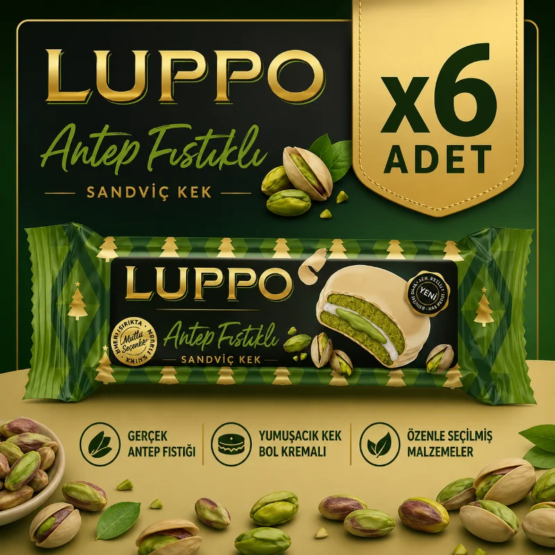 Şölen Luppo Antep Fıstıklı Sandviç Kek