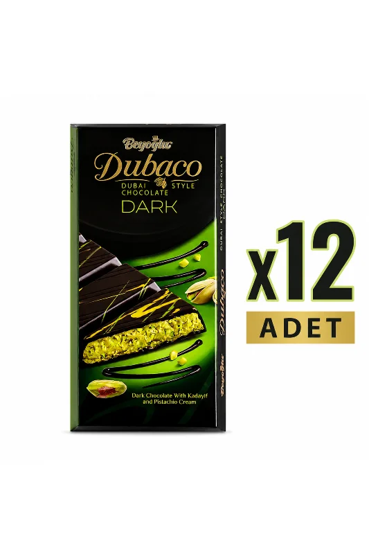 Beyoğlu Dubaco Antep Fıstık Kremalı Bitter Çikolata 100 g