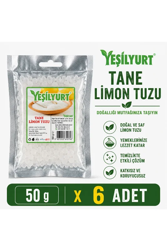 Yeşilyurt Tane Limon Tuzu 50 g