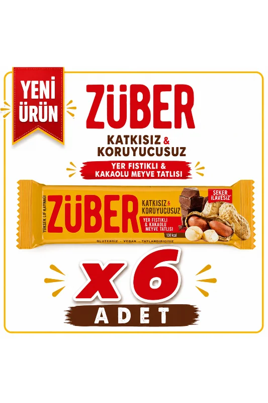 Züber Yer Fıstıklı-Kakaolu Meyve Bar
