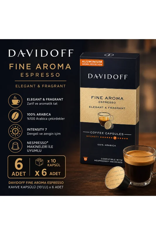 Davidoff Fine Aroma Espresso Kapsül Kahve 10’lu
