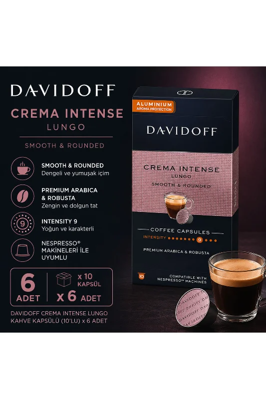 Davidoff Creme Intense Lungo Kapsül Kahve 10’lu