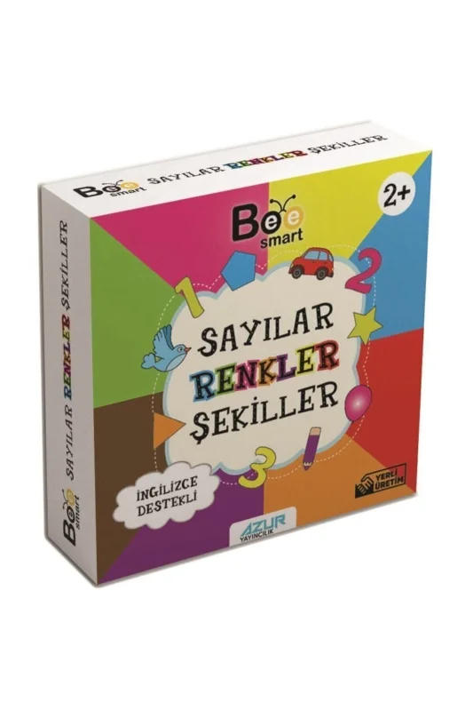 Bee Smart Zeka Kartları Sayılar Renkler Şekiller (İNGİLİZCE DESTEKLİ) – 2. görsel