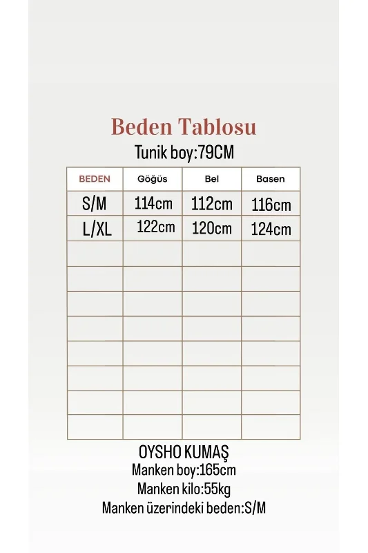 Sırmahan Kol Manşetli Yırtmaçlı Tunik-NA912 Beyaz – 4. görsel