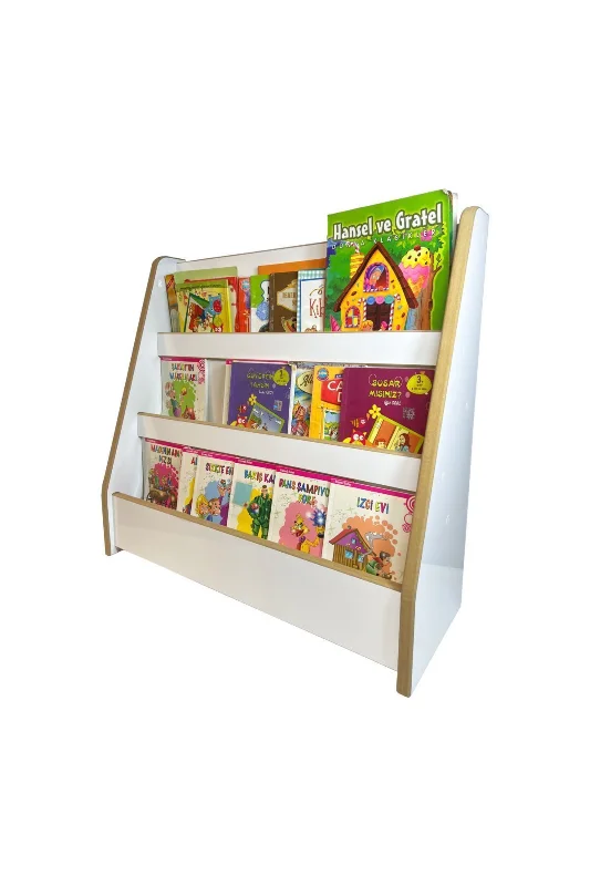 Melis 3 Raflı Kitaplık - Bebek Çocuk Oyun Odası Melis 3 Raflı Montessori Kitaplık