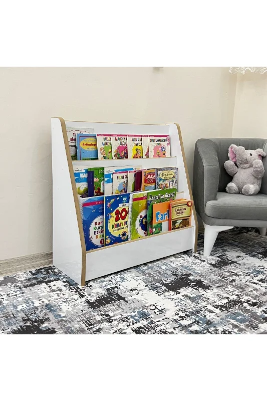 Melis 3 Raflı Kitaplık - Bebek Çocuk Oyun Odası Melis 3 Raflı Montessori Kitaplık