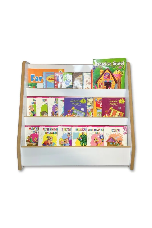 Melis 3 Raflı Kitaplık - Bebek Çocuk Oyun Odası Melis 3 Raflı Montessori Kitaplık