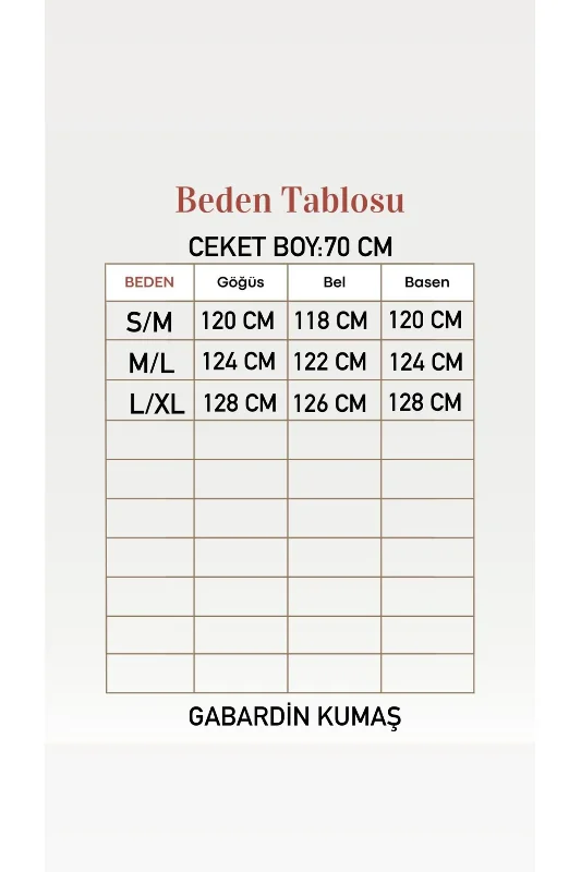Efil Omuz İşlemeli Çift Cepli Ceket-EU3248 Siyah – 3. görsel
