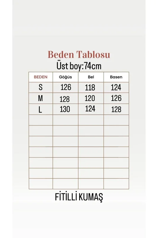 Şafak Fitilli Önü Dikişli Tunik-MF1834 Lacivert – 4. görsel