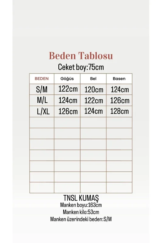 Aydan Çıtçıtlı Belden Sıkmalı Kol Ucu Lastikli Ceket-EU3225 Mint – 3. görsel