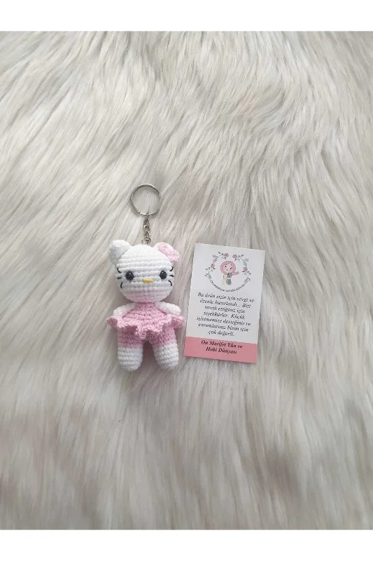 Amigurumi Kedi Anahtarlık