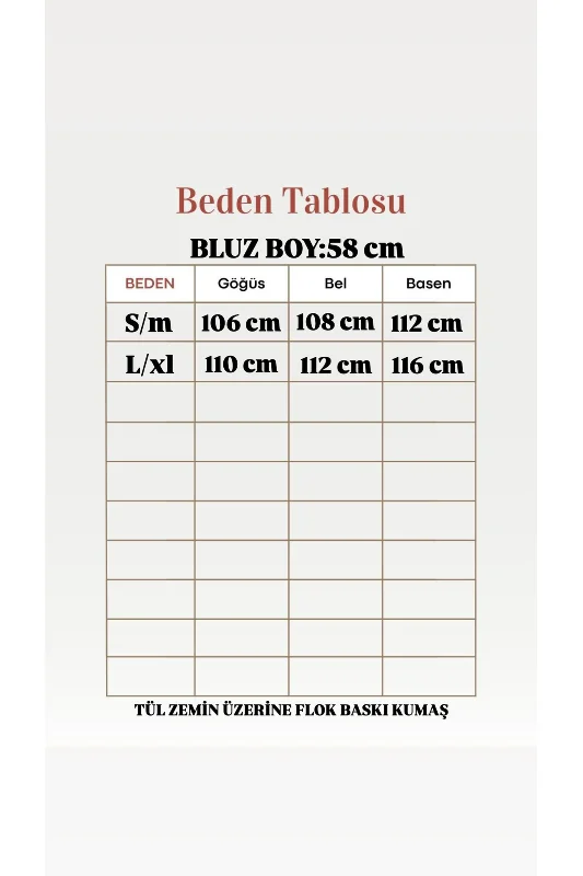 Güllü Önü Pileli Çıtır Desen Bluz-EK783-817 Lacivert