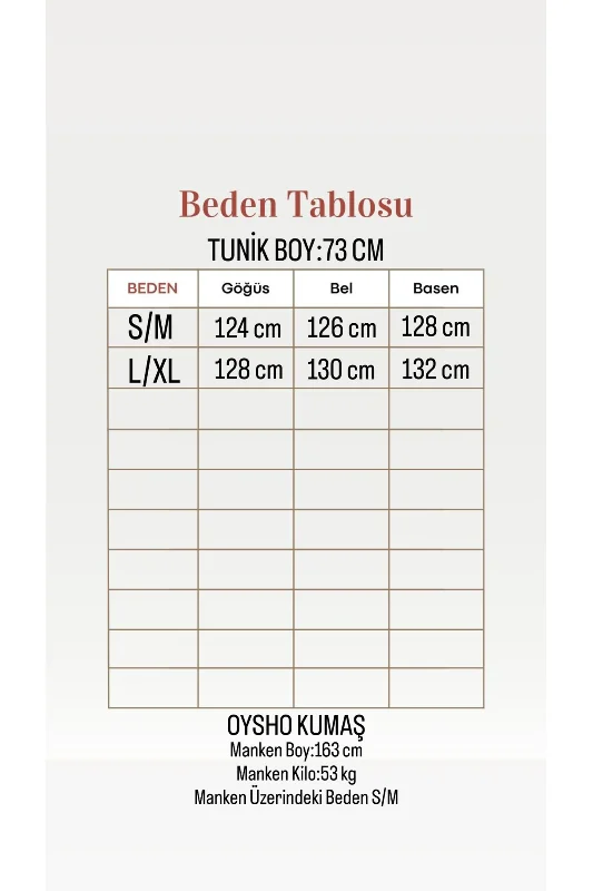 Meşe Altı Piliseli Taşlı Tunik-MF1894 Taş
