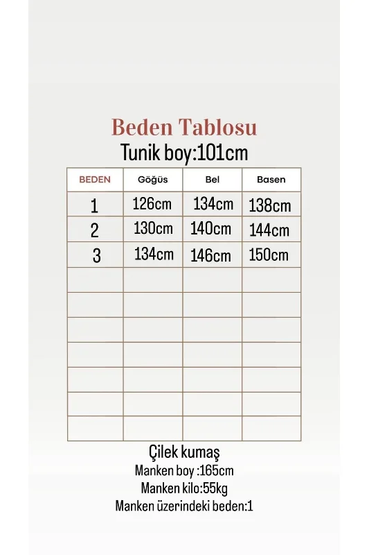 Benice Yırtmaç Detay Uzun Tunik-AS5976 Siyah
