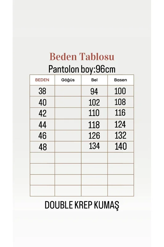 Asu Kuşaklı Bol Paça Pantolon-MT1445 Kahve – 4. görsel