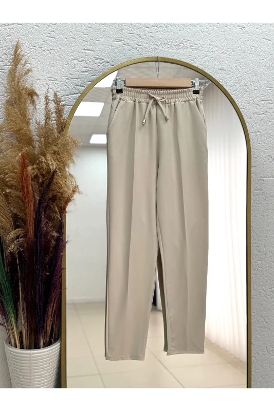 Asya Havuç Paça Pantolon-MT1444 Taş – 2. görsel