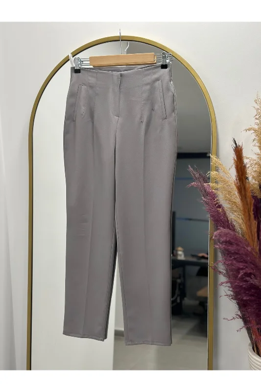Beren Gizli Cepli Pantolon-MT1508 Gri – 2. görsel