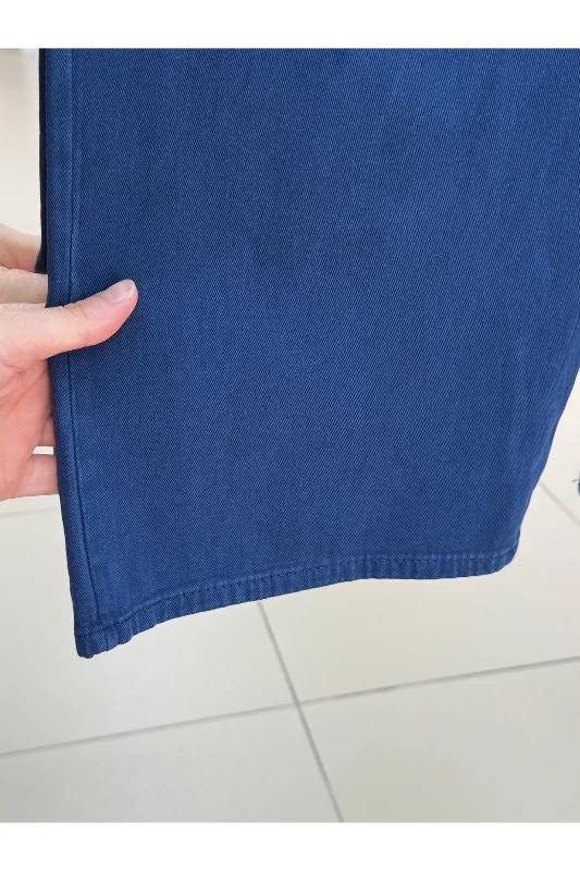 Elnur Düz Paça Gabardin Pantolon-MA3654 Lacivert – 4. görsel