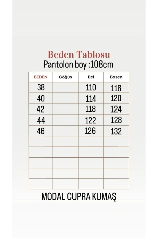 Tılsım Geniş Paça Pantolon-MT8214 Siyah – 3. görsel
