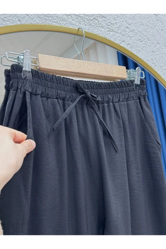 Tılsım Geniş Paça Pantolon-MT8214 Siyah – 4. görsel